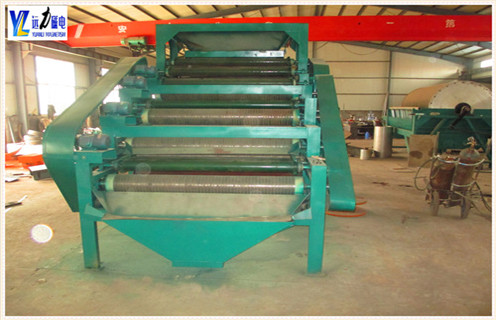 磁选机，强磁磁选机，强磁辊式磁选机，贵州水式强磁辊式磁选机