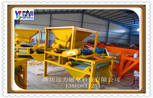 磁选机，强磁磁选机，强磁磁选机磁铁矿粗选时矿藏粒度的特色!