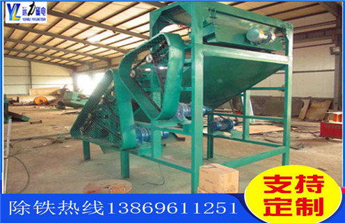 干式辊式磁选机，甘肃干式辊式磁选机_超强磁皮带结构_甘肃干式辊式磁选机生产厂家 