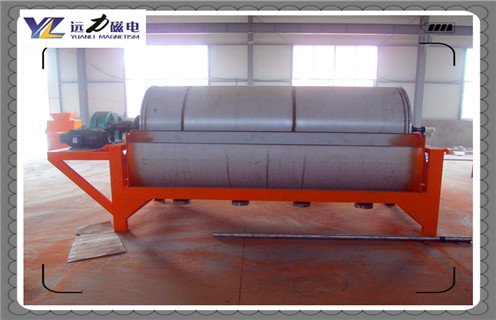 永磁筒式磁选机，CTB-618长沙永磁筒式磁选机_磁铁如何分布_CTB-618长沙永磁筒式磁选机不吸铁如何处理