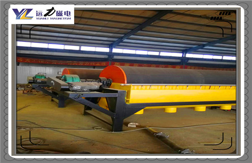 永磁筒式磁选机，CTB-918无锡永磁筒式磁选机品牌_磁铁如何分布_CTB-918无锡永磁筒式磁选机品牌不吸铁如何处理