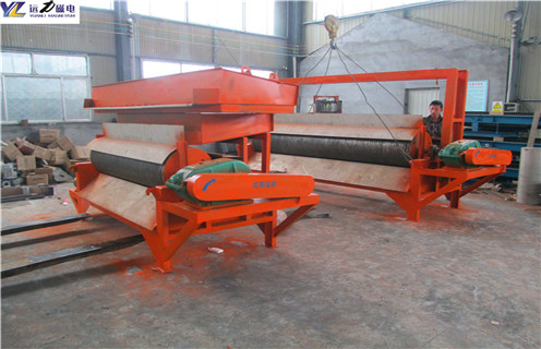 湿式磁选机，山西湿式锰矿磁选机_钒钛铁矿山西湿式锰矿磁选机型号参数及磁场强度