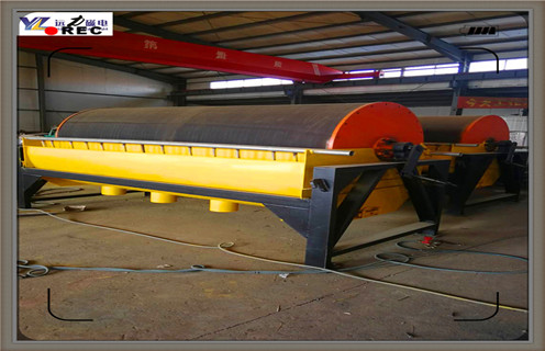 永磁筒式磁选机，济南永磁筒式磁选机_济南永磁筒式磁选机视频铁精粉流程及转速有什么规定